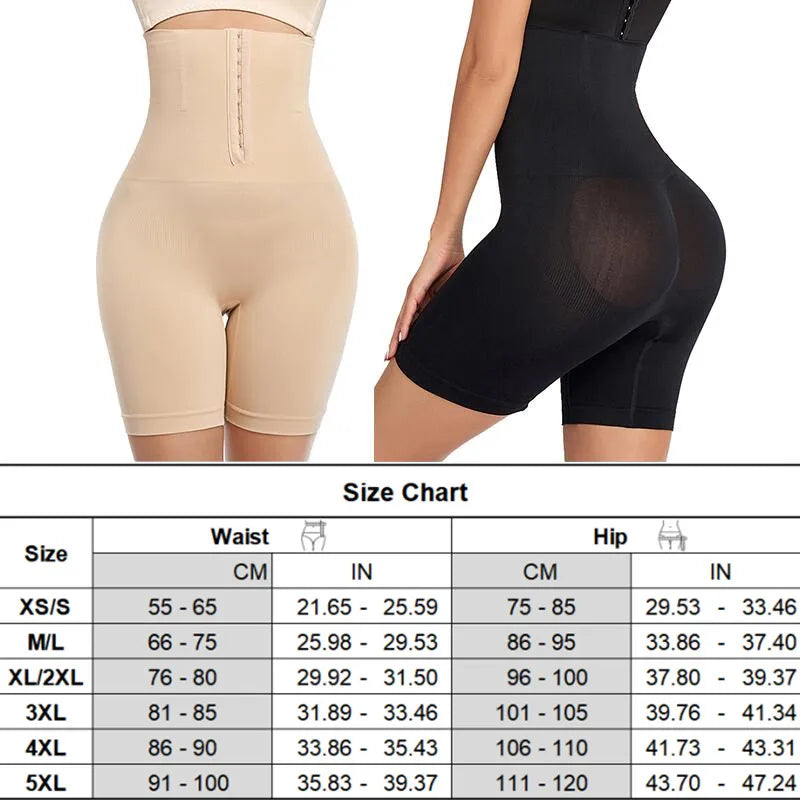 High Waist Slimming Belt Tummy Control Shapewear Panties