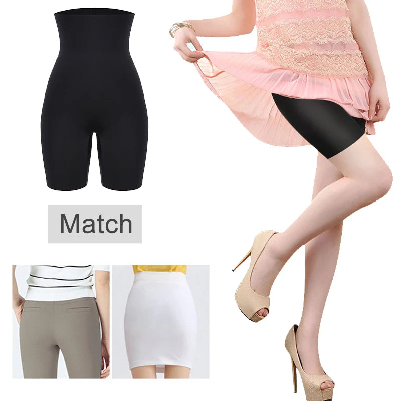 Ultra-Breathable High Waist Power Shorts Body Shaper