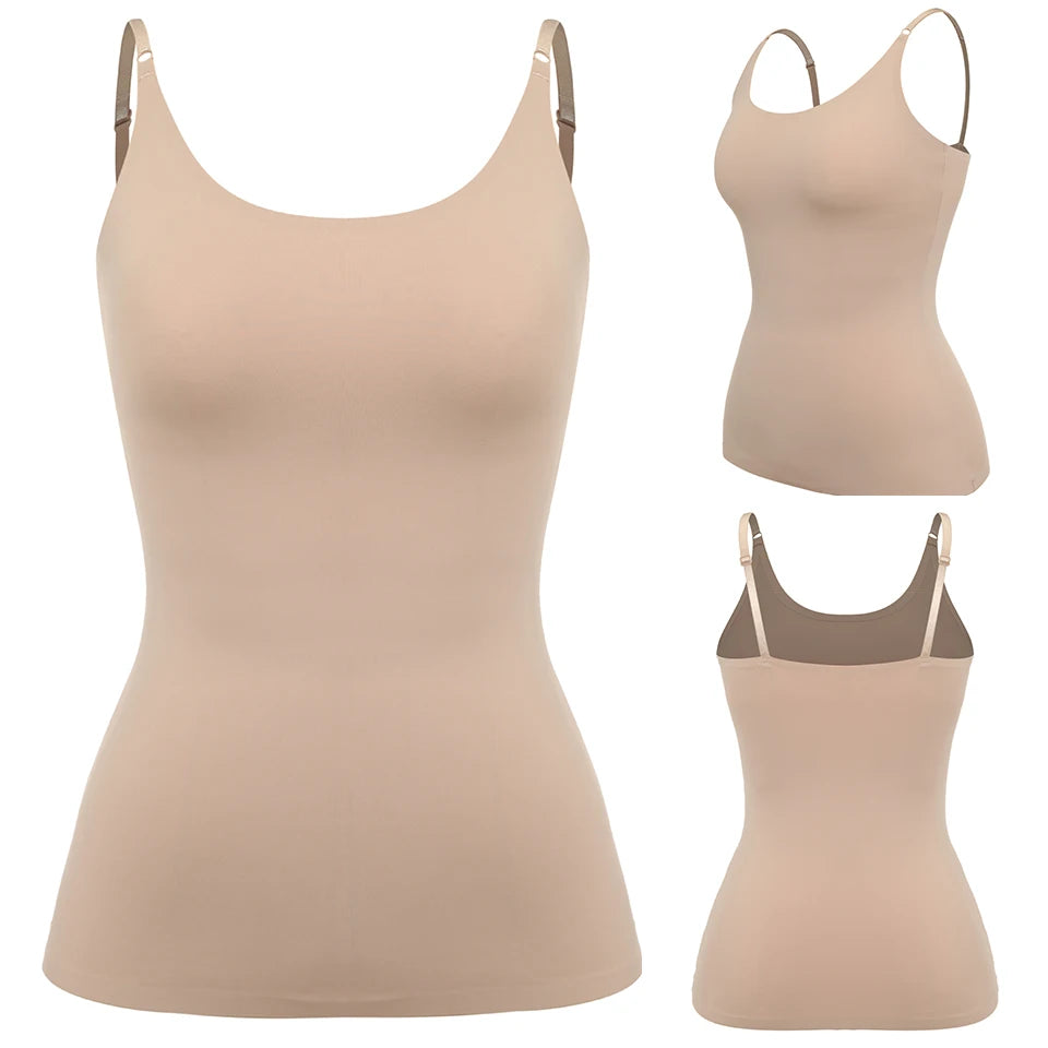 Tummy Control Camisole Plus Size Seamless Shapewear